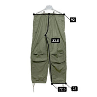 WTAPS ダブルタップス 18AW CAPE/TROUSERS COTTON SATIN 182WVDT-PTM02 ケープ トラウザーズ ブラック カーゴパンツ カーキ size03 瑞穂店