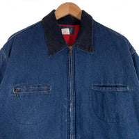 70's OSHKOSH オシュコシュ デニムワークジャケット 裏キルティング インディゴ 701-8212 USA製 Size 46R 福生店