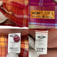 CHALLENGER チャレンジャー 25SS PLAID ZIP UP SHIRT フランネルチェック ジップアップシャツ ジャケット レッド CLG-SH 025-001 Size L 福生店