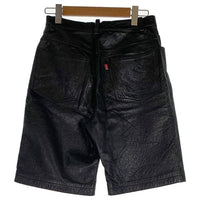 JOHNBULL ジョンブル レザーショートパンツ ハーフ ブラック 牛革 Size w74cm 福生店