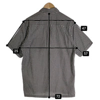 SUPREME シュプリーム 21SS Gingham S/S Shirt ギンガムチェックショートスリーブシャツ 半袖 ブラック ホワイト Size L 福生店