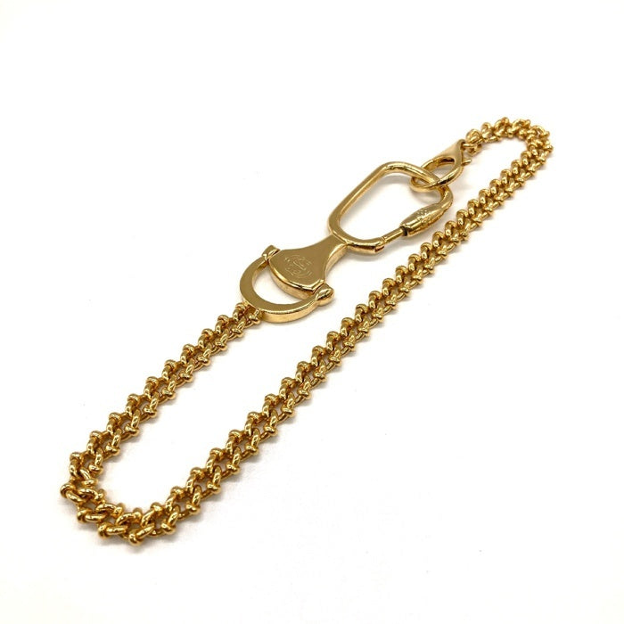 GUCCI ITALY製 金色 ゴールド メタル ウォレットチェーン GUCCI ITALY製 金色 ゴールド メタル ウォレットチェーン
