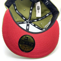NEW ERA ニューエラ A NIGHTMARE on Elm Street エルム街の悪夢 59FIFTY ベースボールキャップ コーデュロイ モスグリーン Size 7 1/2 (59.6cm) 福生店