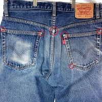 Levi's リーバイス 505 メキシコ製 ボタン裏322M デニムパンツ インディゴ size33 瑞穂店