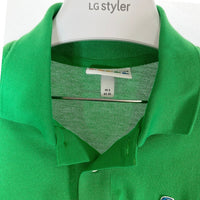 LACOSTE×Polaroid ラコステ×ポラロイド 5連ロゴ ポロシャツ グリーン sizeXS 瑞穂店