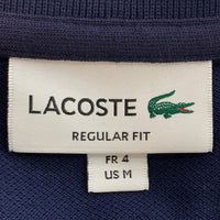 LACOSTE ラコステ ヴィンテージプリント ポロシャツ ネイビー 鹿の子 PH5452 Size FR 4 福生店