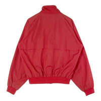 BARACUTA バラクータ G9 裏地チェック柄 スウィングトップ OPTIジップ ブルゾン レッド size42 瑞穂店