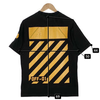 MONCLER モンクレール OFF-WHITE オフホワイト MAGLIA T-SHIRT ナンバリング バックプリント Tシャツ ブラック B209H8001250 Size S 福生店