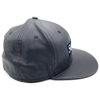 SUPREME シュプリーム 15AW Leather Box Logo New Era レザーボックスロゴ ニューエラキャップ ネイビー Size 7 3/8(58.7cm) 福生店