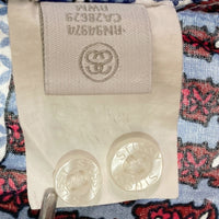 STUSSY ステューシー バンダナ柄 長袖シャツ レッド×ブルー sizeXL 瑞穂店