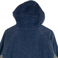 MANASTASH マナスタッシュ デニム ジップアップ ジャケット ヘンプ ライトブルー 7182016 Size L 福生店