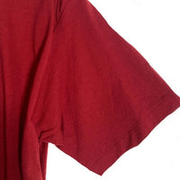 90's STUSSY ステューシー BASIC-S Tee Sプリント Tシャツ ボルドー USA製 白タグ デッドストック Size L 福生店