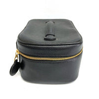 CHANEL シャネル ココマーク キャビアスキン バニティバッグ バニティポーチ メイクポーチ 化粧ポーチ ブラック 瑞穂店