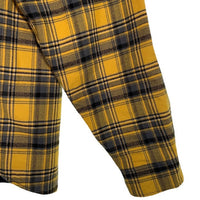 BALENCIAGA バレンシアガ 22AW オーバーサイズ リバーシブルフランネルチェックシャツ イエロー ネイビー 720105TNM277660 Size XXS 福生店