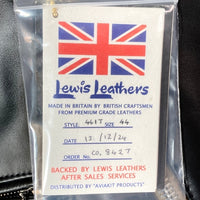 Lewis Leathers ルイスレザー 441T CYCLONE サイクロン タイトフィット ホースハイド ダブル ライダースジャケット ブラック size44 瑞穂店