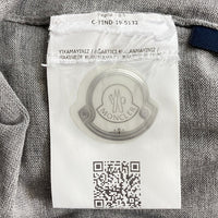 MONCLER モンクレール 17AW MAGLIONE TRICOT GIROCOLLO ROUND NECK JUMPER グレー sizeM※品質タグ欠損 瑞穂店