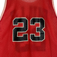 80's Sand-Knit NBA シカゴ・ブルズ マイケルジョーダン 23 メッシュ ゲームシャツ レッド Size M 福生店
