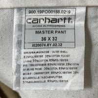 carhartt WIP カーハート MASTER PANT チノパン ベージュ size36/32 瑞穂店