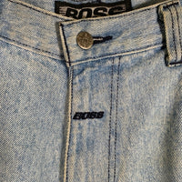 BOSS by I.G.DESIGN ボス ロゴ刺繡 デニムバギーショーツ ショートパンツ インディゴ メキシコ製 Size 36 福生店