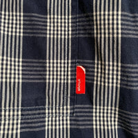 WTAPS ダブルタップス 16SS UNION S/S SHIRT コットン チェックシャツ 半袖 ネイビー 161GWDT-SHM08 Size M 福生店