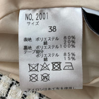 FENNEL フェンネル ツイードジャケット ブルー size38 瑞穂店