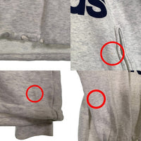 80-90's adidas アディダス トレフォイルプリント プルオーバースウェットパーカー オートミール デサント 日本製 Size L 福生店