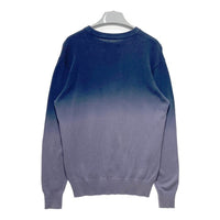 STUSSY ステューシー グラデーション コットンセーター ブルーxパープル sizeS 瑞穂店