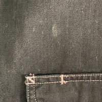 BUZZ RICKSON'S バズリクソンズ BR26081 ヘリンボーン コットンツイル 長袖ワークシャツ ブラック size15-15 1/2 瑞穂店