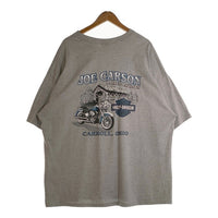 00's~ Harley-Davidson ハーレーダビッドソン イーグル JOE CARSON プリントTシャツ グレー Size 3XL 福生店