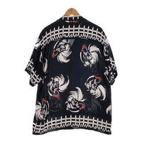 NEIGHBORHOOD ネイバーフッド ALOHA.ROOSTER R-SHIRT.SS 半袖レーヨンシャツ ニワトリ ブラック 201TSNH-SHM07 Size XL 福生店