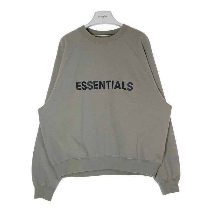 ESSENTIALS エッセンシャルズ ロゴプリント スウェットトレーナー グレー sizeS 瑞穂店