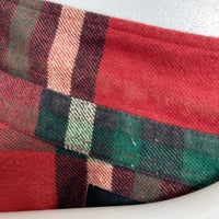 STUSSY ステューシー チェック フランネルシャツ レッド グリーン Size M 瑞穂店