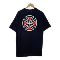 90's~ INDEPENDENT インデペンデント プリントTシャツ ブラック NHS Size L 福生店