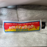 HOLLYWOOD REBELS ハリウッドレベルズ BAD MOTHER FUCKER プリント パーカー グレー sizeS 瑞穂店