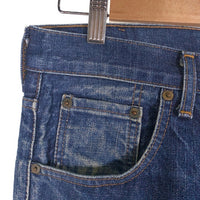 90's LEVI'S リーバイス 502XX BIG E 復刻 テーパードデニムパンツ ジッパーフライ インディゴ 日本製 91年 Size 32×33 福生店
