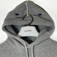 PINK PONY Ralph Lauren ピンクポニー ラルフローレン ポニー刺繍総柄 ポルオーバーパーカー グレー sizeM※所々毛玉あり 瑞穂店