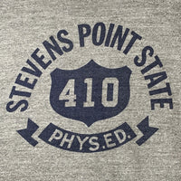 WAREHOUSE ウエアハウス STEVENS POINT STATE 染み込みプリント Tシャツ グレー Size M 福生店