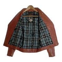 HYSTERIC GLAMOUR ヒステリックグラマー 17AW THE GHOST WOLVES シープスキン ダブルライダースジャケット レッド 02173LB01 Size S 福生店