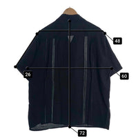 WACKO MARIA ワコマリア 23SS TWO-TONE 50's SHIRT ツートーン 50's 半袖 シャツ ブラック ホワイト Size M 福生店