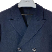 MARGARET HOWELL マーガレットハウエル FOX BROTHERS 579-6220012 ダブル ジャケット ネイビー sizeS 瑞穂店