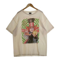 SAINT Mxxxxxx セントマイケル 23AW DSNY SS TEE MAD HATTER アリスインワンダーランド プリントTシャツ ヴィンテージ加工 SM-A23-0000-C25 Size XL 福生店