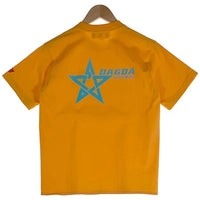 Dagda Leathers ダグダレザーズ プリントTシャツ 袖刺繡 イエロー 旧マッコイ 滝沢氏 2 Size S 福生店