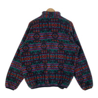 Jack Wolfskin ジャックウルフスキン ハーフジップ フリース プルオーバージャケット 総柄 ポルトガル製 Size L相当 福生店