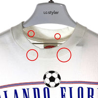 NUTMEG ナツメグ USA製 シングルステッチ 1994 FIFA World Cup USA Tシャツ ホワイト sizeL タグ付き 瑞穂店