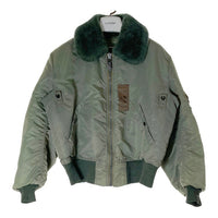 BUZZ RICKSON'S バズリクソンズ M品番 M13407 B-15D フライトジャケット グリーン size38※所々汚れ・裾リブダメージ有 瑞穂店