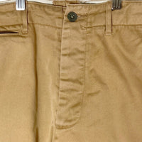 Buzz Rickson's バズリクソンズ M43035 EARLY MILITARY CHINOS 1945 MODEL チノパンツ キャメル size30 瑞穂店