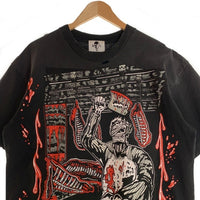 Warren Lotas ウォーレンロータス NIGHT of THE BUTCHER ダメージ加工 半袖 Tシャツ ブラック Size M 福生店