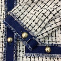 FENNEL フェンネル ツイードジャケット ブルー size38 瑞穂店