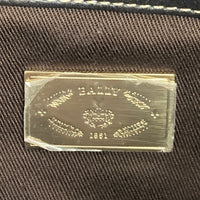 BALLY バリー モノグラム Bロゴ レザー キャンバス ショルダーバッグ 肩掛け ベージュ 瑞穂店