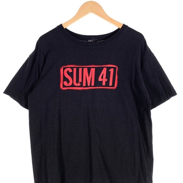 00's SUM41 サムフォーティーワン プリントTシャツ ブラック
